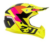 Přilba X1.9 TENDO, ZED (žlutá fluo/růžová/oranžová/černá) 2026 (5)