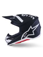 Přilba SUPERTECH S-M7 DASHER, ALPINESTARS (černá/bílá/matná) 2027 (1)