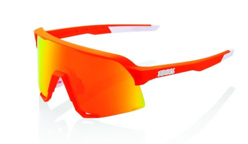 Sluneční brýle S3 Soft Tact Neon Orange, 100% (HIPER červená skla)