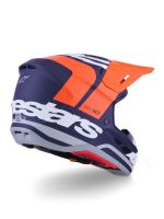 Přilba SUPERTECH S-M7 CORE, ALPINESTARS (oranžová/modrá/bílá/matná) 2027 (3)