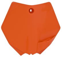 Čelní číslová tabulka KTM, RTECH (oranžová)