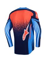 Dres TECHSTAR NOMUR, ALPINESTARS (tmavě modrá/oranžová/modrá) 2026 (1)
