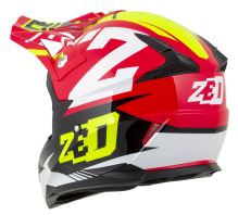 Přilba X1.9 TARGA, ZED (červená/žlutá fluo/černá/bílá) 2026 (5)