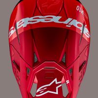 Přilba SUPERTECH S-M10 FLOOD, ALPINESTARS (červená fluo/červená matná) 2026 (11)