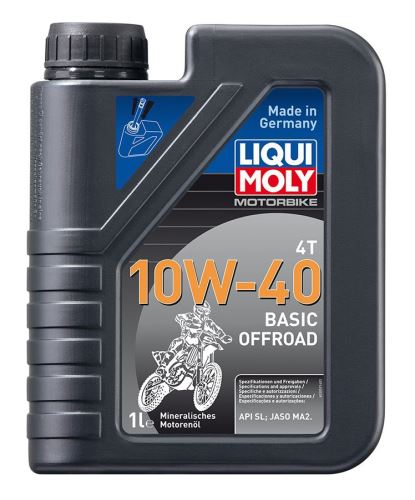 LIQUI MOLY Motorbike 4T 10W40 Basic Offroad, minerální motorový olej 1 l