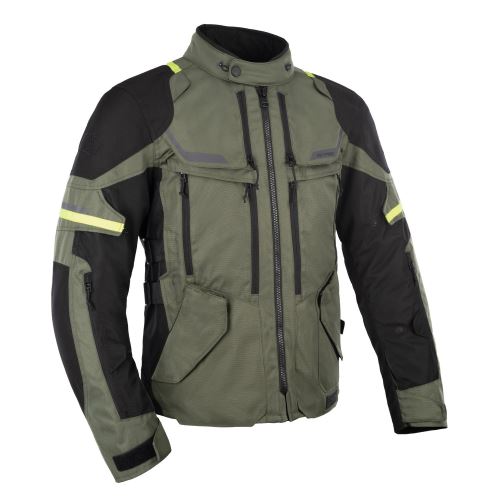 Bunda ROCKLAND DRY2DRY™, OXFORD ADVANCED (zelená khaki/černá/žlutá fluo)