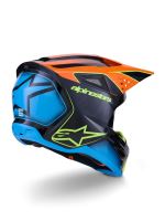 Přilba S-M3 FRAY, ALPINESTARS (černá/oranžová fluo/žlutá fluo/tyrkysová) 2026 (4)