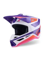 Přilba S-M3 HEAT, ALPINESTARS (bílá/fialová/růžová) 2027 Přilba S-M3 HEAT, ALPINESTARS (bílá/fialová/růžová) 2027