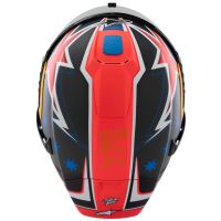 Přilba SUPERTECH R10 limitovaná edice JACK MILLER, ALPINESTARS (matný karbon/červená/modrá/žlutá/bílá) (12)