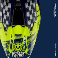Přilba S-M5 RASH, ALPINESTARS (tmavě modrá/žlutá fluo) 2026 (7)