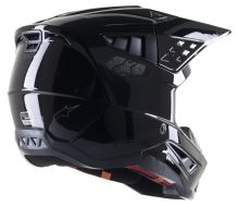 Přilba S-M5 SCOUT, ALPINESTARS (černá/stříbrná lesklá matná) (1)