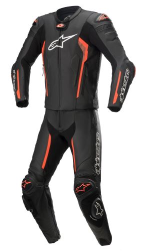 Dvoudílná kombinéza MISSILE 2, TECH-AIR kompatibilní, ALPINESTARS (černá/červená fluo)