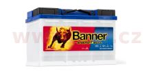 80Ah trakční a startovací baterie, 680A, pravá BANNER Energy Bull DUAL Power 278x175x190