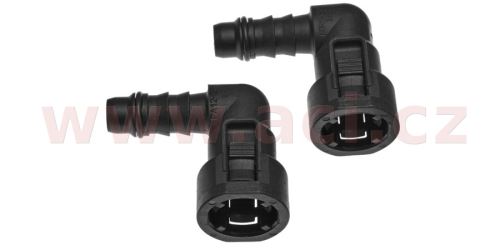 Rychlospojka SAE 90° 3/8"-5/16" (9,49-7,89 mm) (2 ks) NORMA NQS - výroba Německo