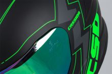 Přilba Integral GT 2.1 Flash, CASSIDA (černá matná/zelená fluo/tmavě šedá) plexi s přípravou pro Pinlock 2026 (2)