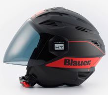 Přilba BRAT, BLAUER - USA (černá/červená) (1)