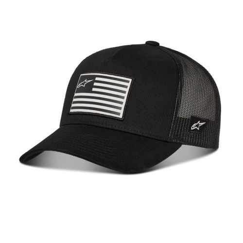 Kšiltovka FLAG SNAP HAT, ALPINESTARS (černá)