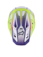 Přilba SUPERTECH S-M7 FUSE, ALPINESTARS (bílá/žlutá fluo/fialová) 2027 (6)