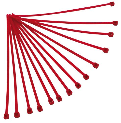 Stahovací páska 180x3,6 mm, RTECH (červená, 100 ks)
