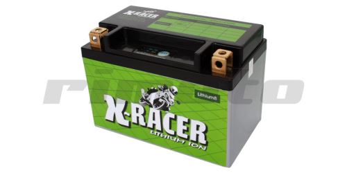lithiová baterie 8 X-RACER 12V, 15A, 180 CCA, hmotnost 0.73 kg, 150x87x105 mm nahrazuje ty