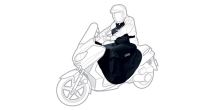 Přehoz přes nohy a tělo Scootleg textilní/nepromokavý, OXFORD (černý) Přehoz přes nohy a tělo Scootleg textilní/nepromokavý, OXFORD (černý)