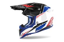 Přilba AVIATOR 3 Push, AIROH (modrá/červená) 2025 Přilba AVIATOR 3 Push, AIROH (modrá/červená) 2025