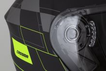 Přilba Jet Tech RoxoR, CASSIDA (černá matná/žlutá fluo/šedá) (2)