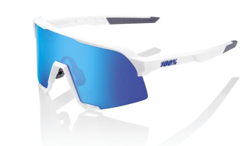 Sluneční brýle S3 Matte White, 100% (HIPER modré sklo)