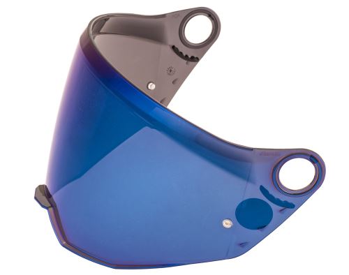 Plexi pro přilby COMMANDER, AIROH (modré zrcadlové)