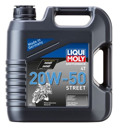 LIQUI MOLY Motorbike 4T 20W50 Street, minerální motorový olej 4 l