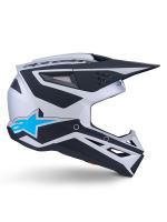 Přilba S-M3 HEAT, ALPINESTARS (stříbrná/modrá/černá matná) 2027 (4)
