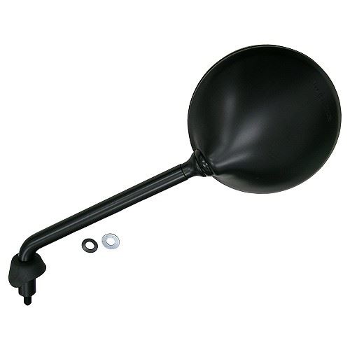 Zpětné zrcátko plastové (závit pravý M8, průměr skla 120 mm), Q-TECH, L