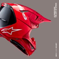 Přilba SUPERTECH S-M10 FLOOD, ALPINESTARS (červená fluo/červená matná) 2026 (12)