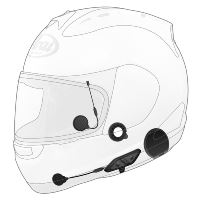 Bluetooth headset 10U pro integrální přilby Arai (dosah 1,6 km), SENA (3)