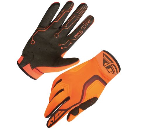 rukavice Pro-Lite, FLY RACING - USA (oranžová/černá) (261344)
