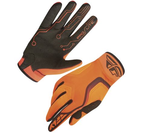 rukavice Pro-Lite, FLY RACING - USA (oranžová/černá)