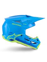Přilba S-M3 FORCE, ALPINESTARS (modrá/žlutá fluo) 2027 (4)