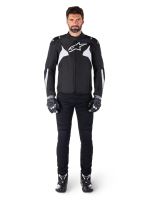 Bunda T-JAWS V4 WATERPROOF, ALPINESTARS (černá/bílá) 2027 (2)