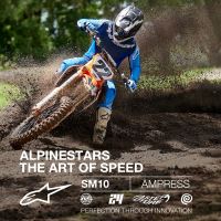 Přilba SUPERTECH S-M10 AMPRESS, ALPINESTARS (černá matná/bílá) 2026 (14)