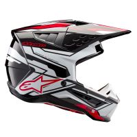 Přilba S-M5 ACTION 2, ALPINESTARS (černá/bílá/červená fluo) 2027 (4)