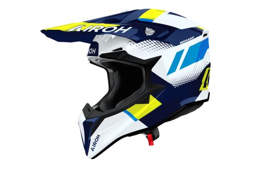 Přilba WRAAAP Vision, AIROH (žluto-modrá lesklá) 2027