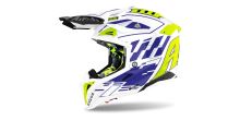 Přilba AVIATOR 3.0 Rampage, AIROH (lesklá modrá) 2022 Přilba AVIATOR 3.0 Rampage, AIROH (lesklá modrá) 2022