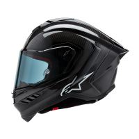Přilba SUPERTECH R10 SOLID, ALPINESTARS (lesklý karbon/matný karbon) 2026 (1)