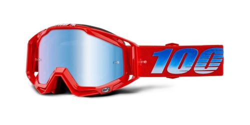Brýle RACECRAFT KURIAKIN, 100% (modré zrcadlové plexi)