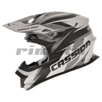 přilba Cross Pro, CASSIDA - ČR (černá matná/šedá) 1 (1)