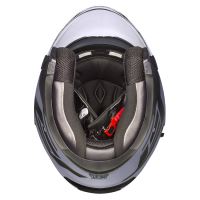 Přilba Jet Tech Corso, CASSIDA (černá matná/šedá) (5)