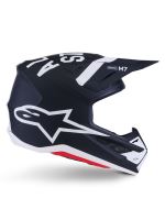 Přilba SUPERTECH S-M7 DASHER, ALPINESTARS (černá/bílá/matná) 2027 (4)