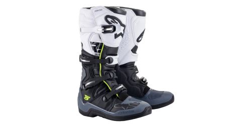 Boty TECH 5, ALPINESTARS (černá/šedá/bílá/žlutá fluo) 2027