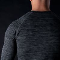 Termotriko s dlouhým rukávem ADVANCED BASE LAYER, OXFORD ADVANCED (šedé/černé) (2)