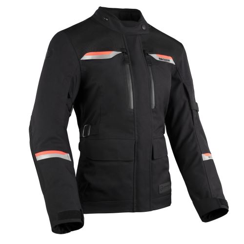 Bunda MONDIAL 2.0 DRY2DRY™, OXFORD ADVANCED, dámská (černá/červená fluo)